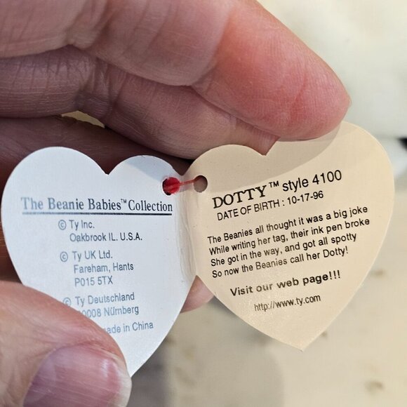 Dotty the Dog TY beanie baby - Picture 6 of 6